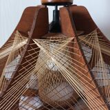 Scandinavian vintage wire pendant light