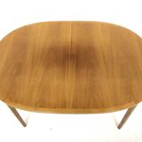 Scandinavian walnut dining table, Sweden, 1960s