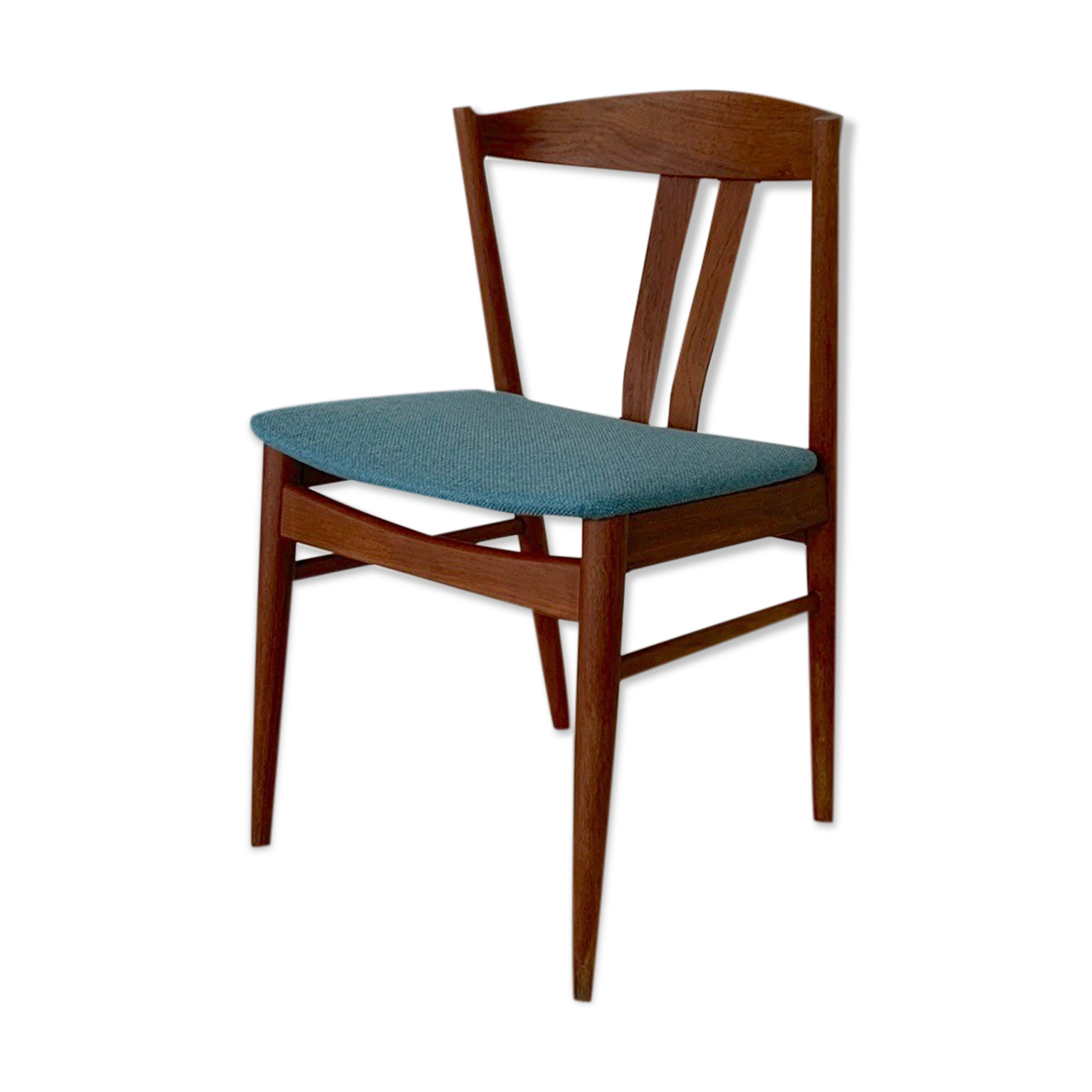 Danish midcentury teak dining chair by Bramin