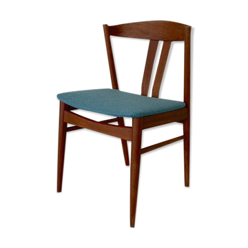 Danish midcentury teak dining chair by Bramin