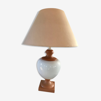 Vintage two-tone ceramic lamp
