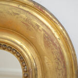 Fine Louis Philippe XIXth Century Wall Gilt Mirror 109x141cm