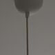 Suspension in white opaline – silver-edged from the 1970s.