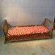 Rattan bed and built-in extra bed