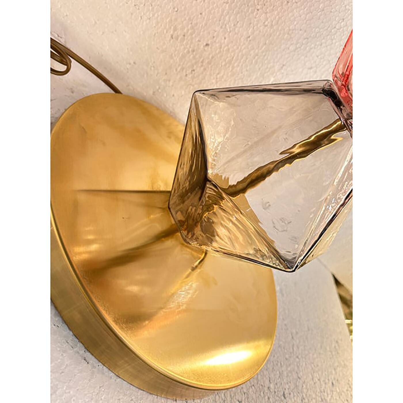 Set of Two Contemporary Italian Multicolor Glass Table Lamps