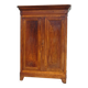 Large Louis Philippe wardrobe in solid walnut