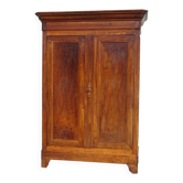 Grande armoire Louis Philippe en noyer massif