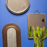 Old round mirror