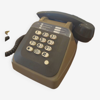 Vintage button telephone