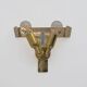 Pair of Mid-Century Modern Glass Shell Sconces