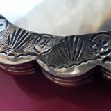 Miroir ottoman en argent massif