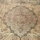 6x8 Madallion Pattern Cream & Salmon Persian Rug, 196x260Cm
