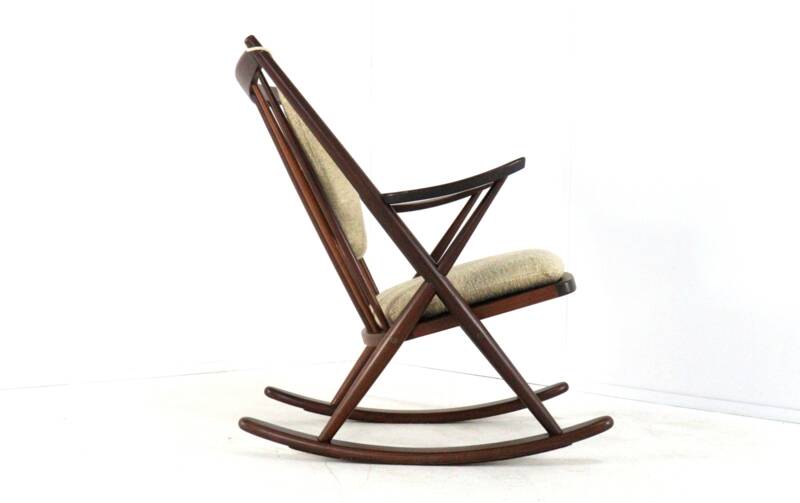 Franks Reenskaug for Bramin rocking chair model 182 - danish design