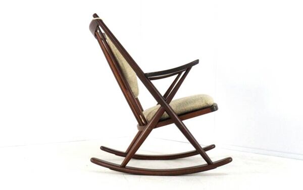 Franks Reenskaug pour le modèle de chaise berçante Bramin 182 - design danois