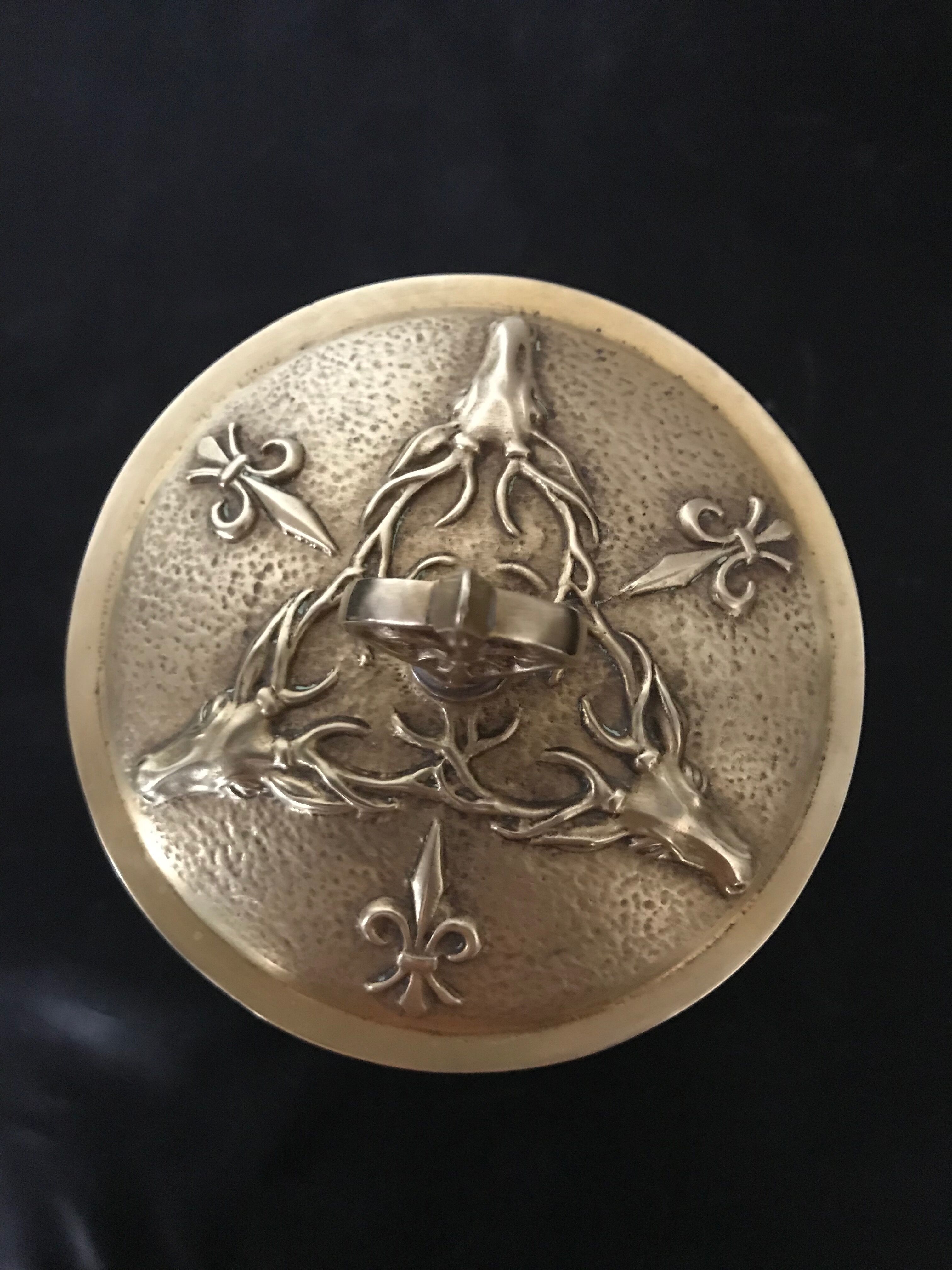 Max Le Verrier bronze tobacco pot