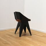 Set of 8 Knight Steel chairs, Gie El