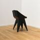 Suite de 8 chaises Knight Steel, Gie El