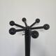 80s Stylish Black Coat Rack and Umbrella Stand