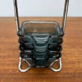 Stackable German ashtrays from the mid-century by Wilhelm Wagenfeld for WMF, 1960s, set of 5.