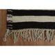 Tapis couloir vintage turc Oushak fait main beige des années 1970 92x292
