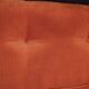 Set of three vintage armchairs. 1970s. Orange corduroy.