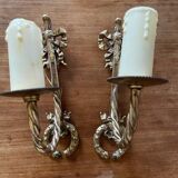 Paire d'appliques style Empire en bronze