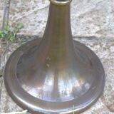 Old copper art deco floor lamp