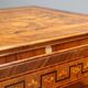 Pair of antique neoclassical walnut commodes from the 18th century.