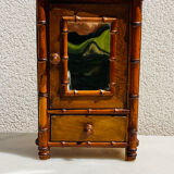 Armoire poupée 1900 bambou