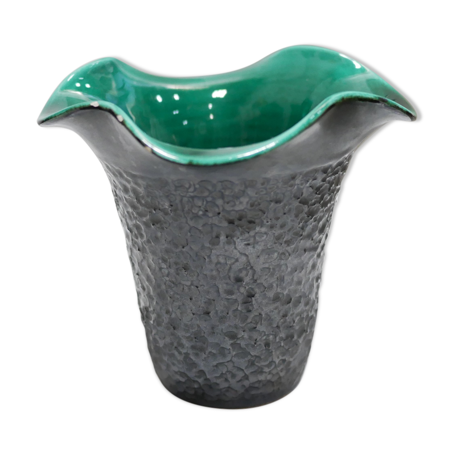 Vintage ceramic corolla vase