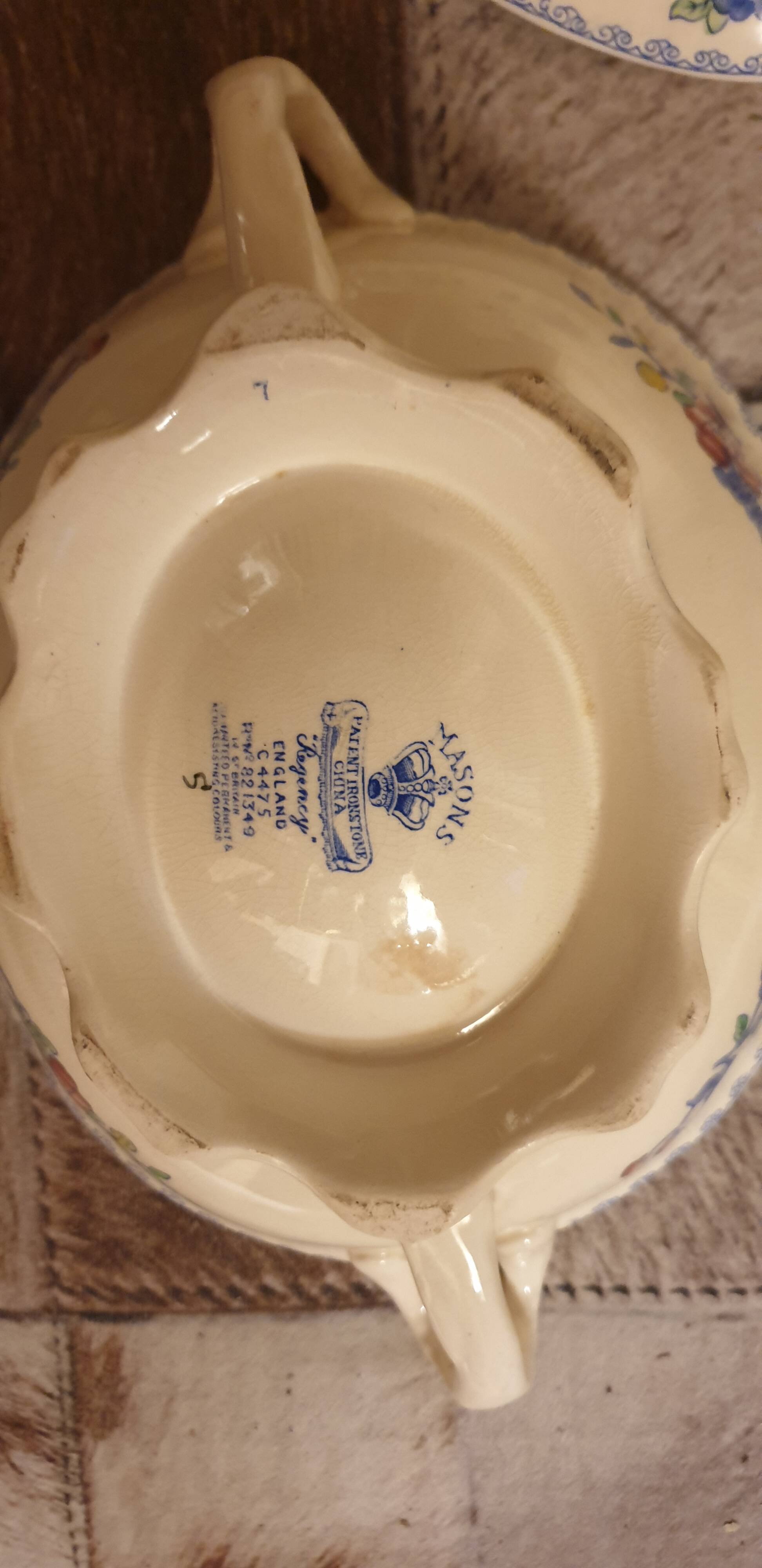 English earthenware soup tureen