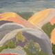 Original Swedish Oil on Canvas – “Coast” by Weronica – Dated 1980 – Vintage
