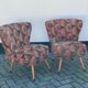Pair of vintage cocktail chairs