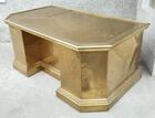 desk design RODOLFO DUBARRY covered brass decor desk brass