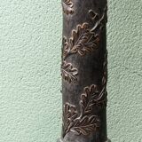 Napoleon 3 carved wooden column oak leaves