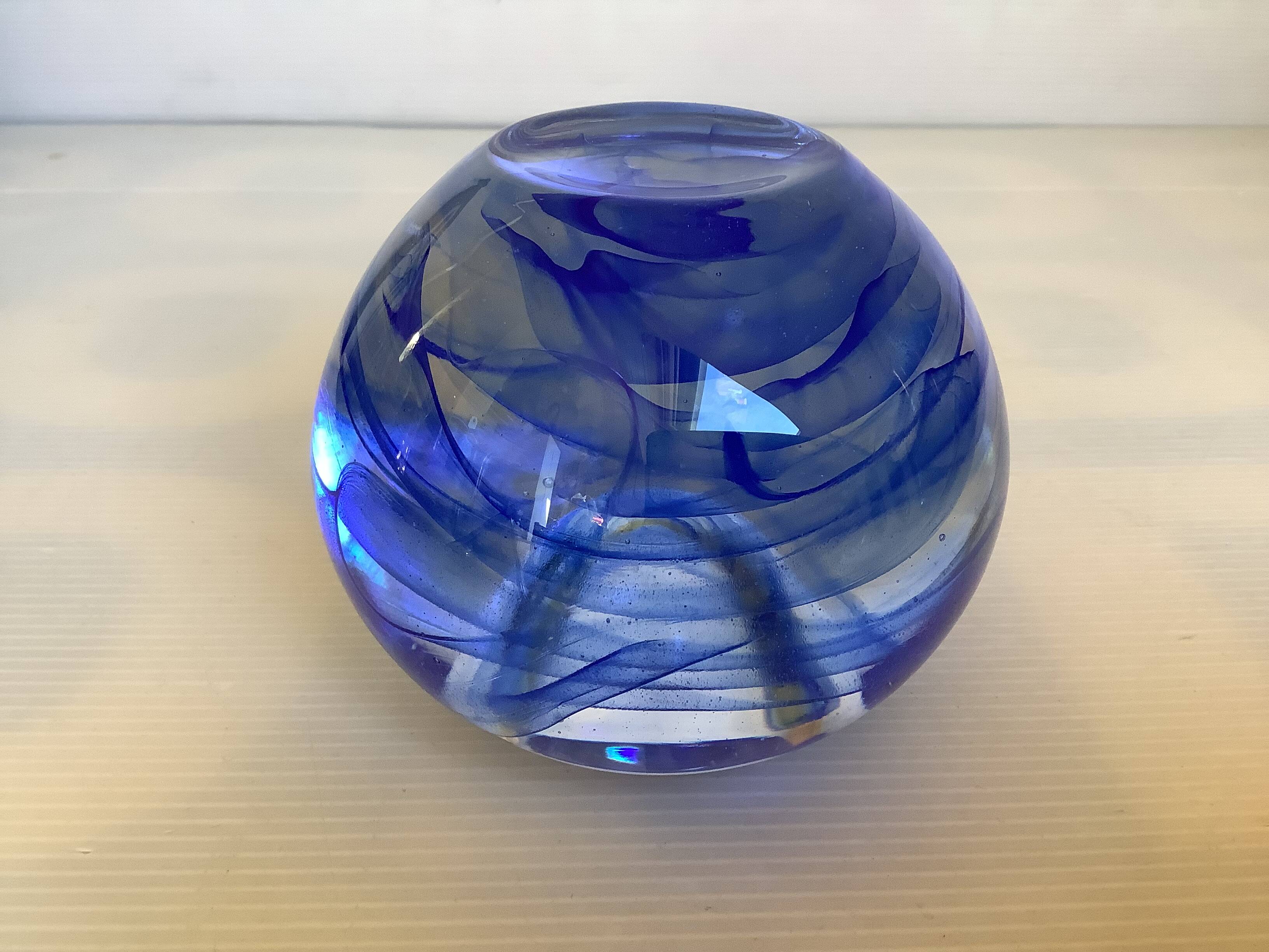 Kosta Boda Sulphide Style Candle Holder