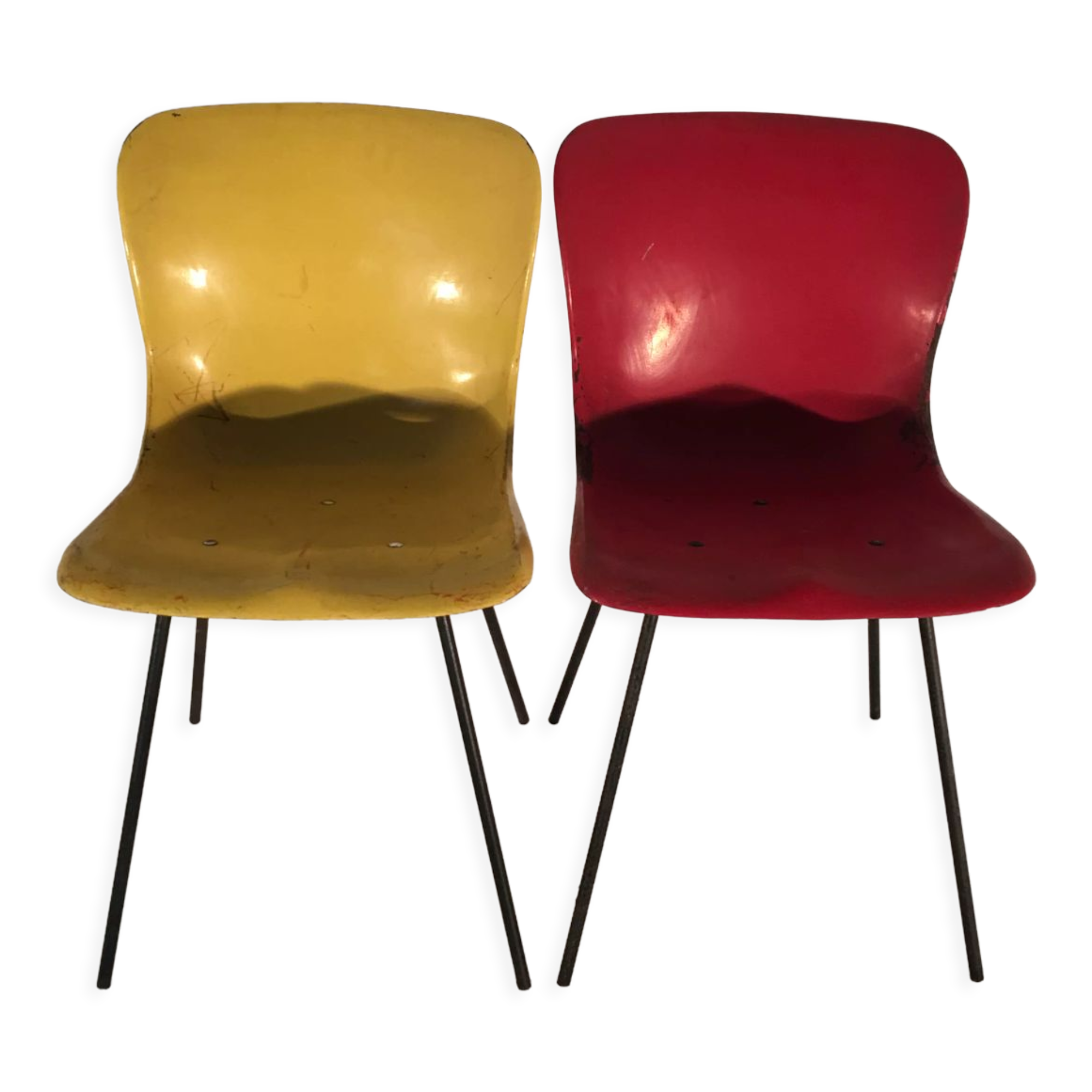 Pair of chairs Pagholz model 1507 from 1956