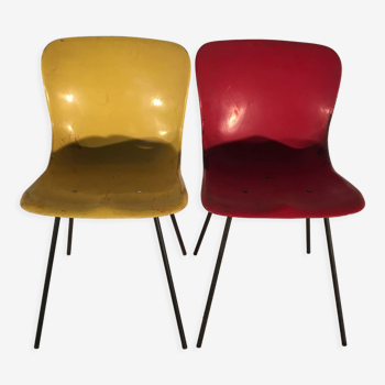 Pair of chairs Pagholz model 1507 from 1956