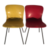 Pair of chairs Pagholz model 1507 from 1956