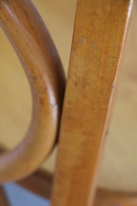 Baumann light beech armchair