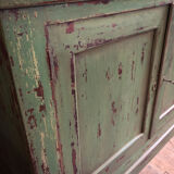 Buffet with workshop-style patinated shelf