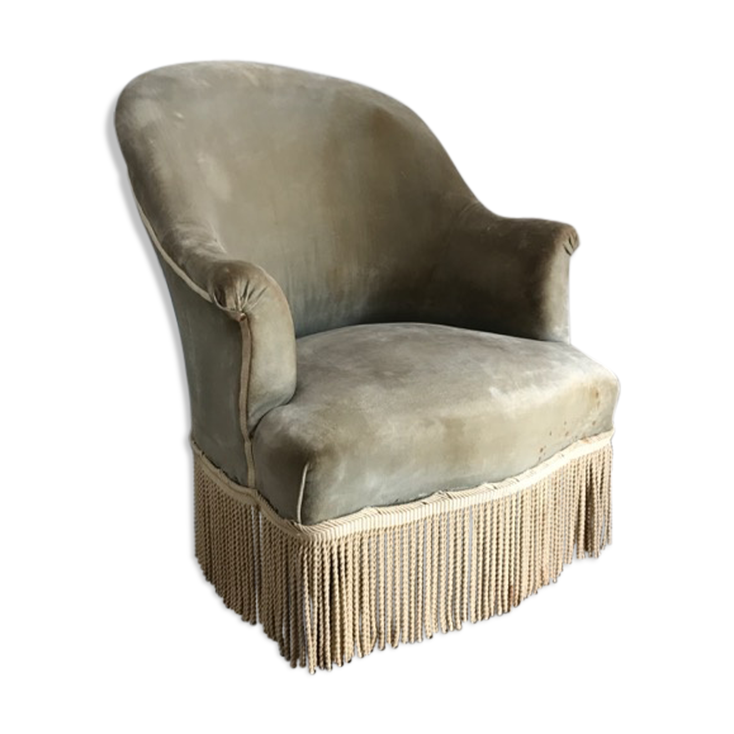 Green grey toad chair