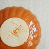 Set of 6 glazed scallop shell ramekins Emile Henry France