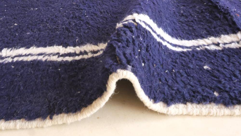 Modern Blue Rug - 284 x 207 cm