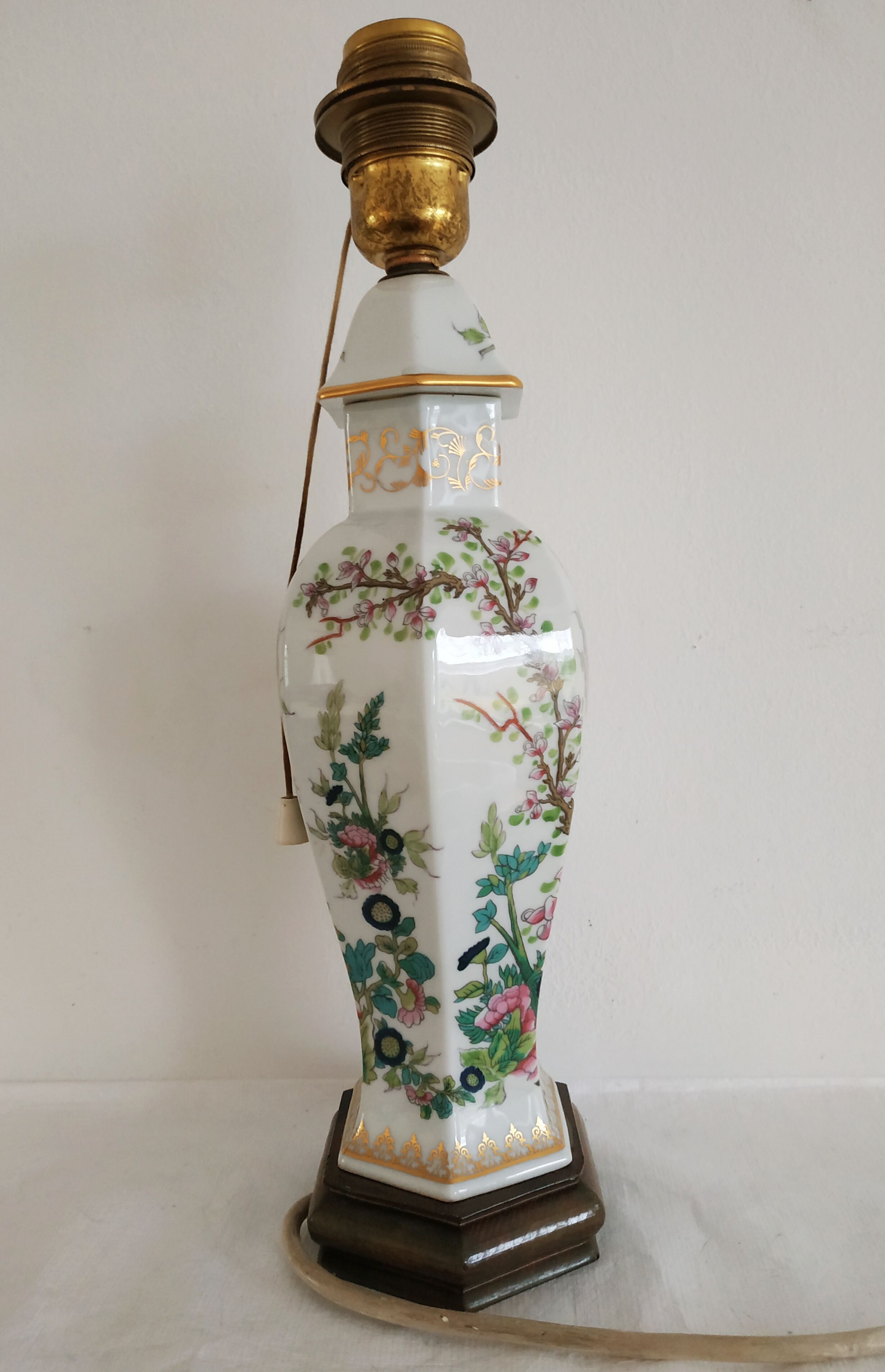 China porcelain lamp foot
