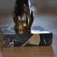 Free-standing donkey in resin