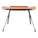 Table plateau pliant en teck alminette norvégienne du milieu du siècle de f.m. Produkt, Frederiksberg Metalvarefabrik, années 1960