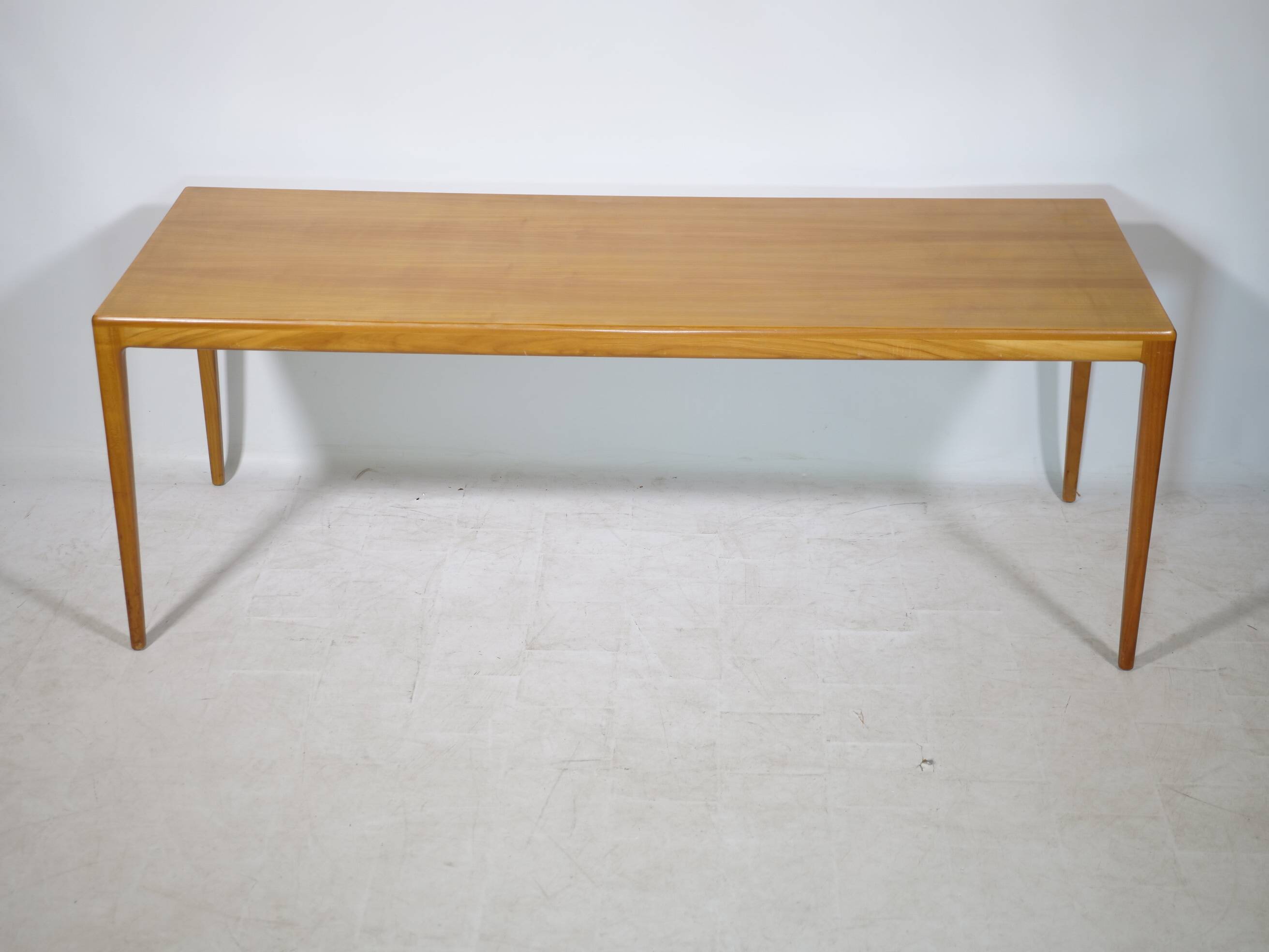 Beech Side Table by Hartmut Lohmeyer for Wilkhahn, 1960s