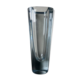 Decorative Swedish Vase, Clear Glass, Stromberg, Mid-Century Modern, Collectible