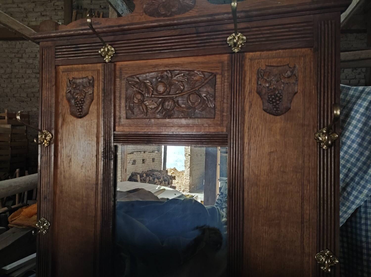 Cloakroom or old coat rack